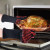 烤红薯隔热手套耐高温双层防烫800度厨房防水硅胶防滑烤箱专用 火焰款黑色一只左右手通用