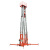 上海品牌移动式铝合金高空作业平台 液压升降机 取料机云梯升降台 三桅载重200公斤升高13米