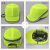 久匀 防撞棒球式安全帽 可定制透气轻型 防砸内衬工作布安全帽 全网荧光黄色流线款安全帽 L(58-60cm)