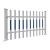 满全 MQ-4455 PVC塑钢围栏 安全围栏 高0.5-2米 长1米 配色 