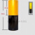 自贴反光膜标志电线杆铝基警示贴超强EGP红白黄黑自粘贴交通安全 1黄1黑40cm宽10米