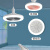 益优亮小型风扇灯隐形卧室风扇吊灯吧台宿舍灯试衣间卫生间厨房生鲜灯具 白色-常规版（E27灯头）