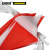安赛瑞 14107 警示红白旗  红白色 三角旗尺寸140×180mm，总长10m