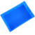 阿笛莫（ADIMO) 周转箱 3#加高 520*350*280mm 蓝色 塑料物流仓库斜插箱加厚货物大号零件收纳工具存储箱