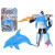 新诚优品儿童变形玩具机器人动物男孩礼物机战奇兵海洋动物森林动物模型 海洋动物变形全套四款礼盒装