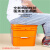 贝傅特 密封打包桶 加厚塑料桶带盖密封包装桶果酱桶多规格 正方形桶-16L-白色