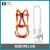华泰安全带 高空作业安全带 户外施工全身式国标耐磨安全绳套装五点式安全带 双绳1.8米大钩