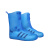 钢米AF023 硅胶底防滑防水鞋套高筒双排扣蓝色38-39码双