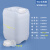 加厚食品级塑料桶水桶小方桶工业包装堆码桶化工桶10L升公斤kg斤 10L半透明（2个） 带刻度