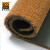 爱柯部落 欧洲进口椰棕垫 天然椰壳丝地毯除尘刮沙地垫门垫入户脚垫耐磨防滑地垫1×1.2m×17mm 自然色110596