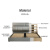 艾森雅 床 双人床 布艺床科技布床现代简约抽屉储物高箱主卧婚床 单床（颜色样品寄送） 1.5*2.0米框架结构（普通款）