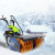 清雪机 手推扶式扫雪机小型清雪车设备地面道路物业环卫自走除抛雪机MYFS T13/12