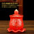 山迪 圣水杯陶瓷净水杯莲花佛前观音供水杯佛堂用品 红色浮雕莲花（单个）N5