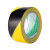 PVC黄黑警示胶带黑黄一米线斑马线警戒带隔离带彩色地标贴线地贴 红色宽4.8cm*长33米