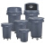 超宝（CHAOBAO）C-105 储物桶 带盖圆桶塑料垃圾桶工业搬运桶 可移动底座