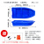 谋福（CNMF）牛筋塑料船加厚渔船 PE双层塑料冲锋舟捕鱼船【2米加厚平头船（200*98*38cm）】