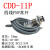 四线M18漫反射光电开关红外传感器CDD-40N-40P-11P-11N适用24VNPN CDD-11P
