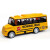超级森林 合金公交车合金巴士车模型儿童玩具公交车金属车模型玩 黄色校车+绿色巴士