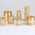 FACEMINI JR-64 4分6分1寸1.2寸铜对丝 铜外丝 对丝 对接头双外丝直接 加厚加长 4分5厘米铜对丝