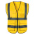 多口袋反光批发工地反光安全背心马夹交通反光衣印字LOGO 铁路黄色多口袋(针织布)