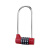 苏识 ZCU954红 四位密码锌合金U型密码锁长梁 （计价单位：个）红