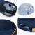 代尔塔102130轻便布安全帽短帽檐工厂夏季透气防护鸭舌棒球防撞 102110灰色7厘米