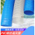 pvc波纹管蓝色橡胶软管排风管雕刻机吸尘管通风软管排气管伸缩管 集客家 110mm*1米