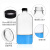 垒固  透明玻璃样品瓶 透明试剂瓶磨砂口玻璃化学瓶 透明250ml