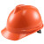 世达(sata)TF0202 V顶ABS透气安全帽工地加厚建筑工程电力施工防砸抗冲击头盔 橙色