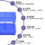 物料盒零件盒加厚塑料组合式零件收纳盒元件盒斜口零件盒五金分类盒配件收纳盒货架工具仓库收纳盒 C6【250*155*115】默认发蓝色