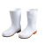 COFLYEE  可用靴白高筒耐油脂耐酸碱车间工作耐磨防滑 高筒 40
