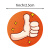彩让500张/卷大拇指贴纸幼儿园奖励鼓励标签贴画点赞手势加油表扬贴纸 大拇指2.5厘米 (1卷)