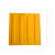 筑筠 盲砖 pvc盲道砖 橡胶指路砖 底部实心 40*40cm黄色条状 单位/块