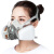防毒面具6200粉尘面罩有毒气化工气体工业防尘喷漆全粉尘防护罩  6502配6001七件套