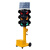 澜世 太阳能移动信号灯可定制户外路障灯驾校可升降信号杆红绿灯 移动灯太阳能三灯