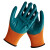 星宇红宇N539丁腈浸胶手套 12双 均码 橙色 耐油耐磨防滑透气工地工作劳保手套 定制