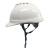 林盾烤漆ABS透气V型安全帽工地印字ABS建筑工程施工防砸V型安全头盔 白色