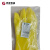 识迎优品 棉毛浸塑手套 45CM耐酸碱防水手套 S-SY017 /双 黄色