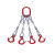 京棣工品 吊索具 钢丝绳吊索具 起重工具钢缆钢索吊具 单位/条 15mm2T2M 