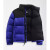北面（The North Face）男款羽绒服 拼色保暖外套面包服 1996 连帽立领两穿防风防水 秋冬 Lapis Blue蓝紫色 XS(适合胸围86-91cm)