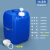 佳叶20LB蓝色透气堆码桶耐酸碱实验室废液桶20升公斤kg塑料方形溶剂桶 S