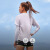 adidas速干舒适跑步运动上衣圆领短袖T恤女装阿迪达斯官方 浅紫 S