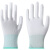 浸塑胶涂指涂掌尼龙手套劳保工作耐磨防滑干活打包薄款胶皮手套 紫色涂指手套(1200双) S