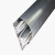 DS 铝合金线槽 8号常规款 1米/根 壁厚0.9mm 半圆驱形地面压线槽