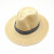 男士草帽 夏天西部牛仔帽大沿帽大帽檐礼帽沙滩帽子 透气凉帽定制 1色 均码 7天内发出