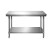 不锈钢工作台桌子操作台厨房商用打包台定制 长60宽60高80双层
