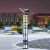 动真格（DongZhenGe）太阳能景观灯3米方形路灯广场小区公园LED灯具 【太阳能款】3米20瓦全套