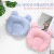 两岁宝宝枕头透气舒适婴儿枕头定型枕新生儿矫宝宝头型纠偏头0-1 蓝色小熊定型枕(0-2岁)