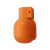 晶事达（JINGSHIDA）82-2橡胶模型 橘黄模型模拟道具 250g