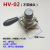手转阀手板阀旋转阀HV-200D/HV200B气缸控制阀HV02/03/04气动元件 HV-03+3个10mm接头+消音